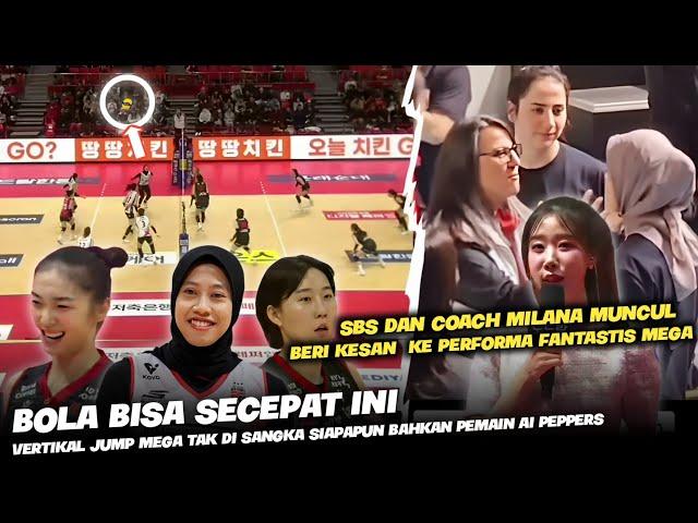 "Vertikal Jump, Kejutkan Semua Pemain Ai Peppers.."!!SBS Sport & Ibu Gia Heran Kekuatan Pukuln Mega