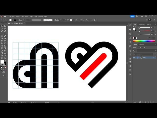 How to Create a Grid for Making Logos in Adobe Illustrator