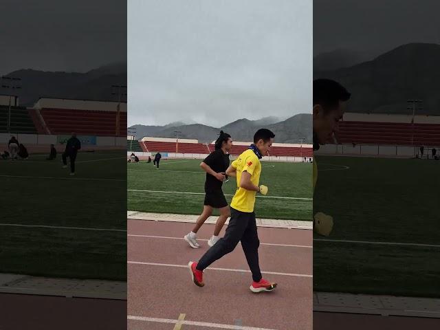 Morning track session #trackandfield #speedworkout #running #lehladakh #training #runshorts #asmr