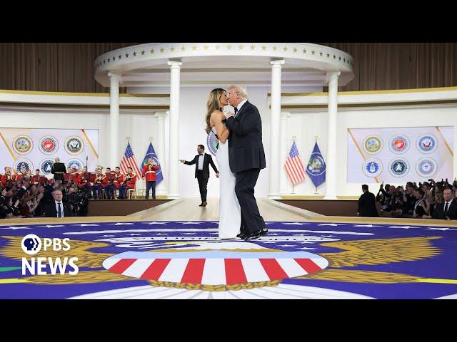 WATCH: President Donald Trump and first lady Melania Trump dance at Commander-in-Chief Ball