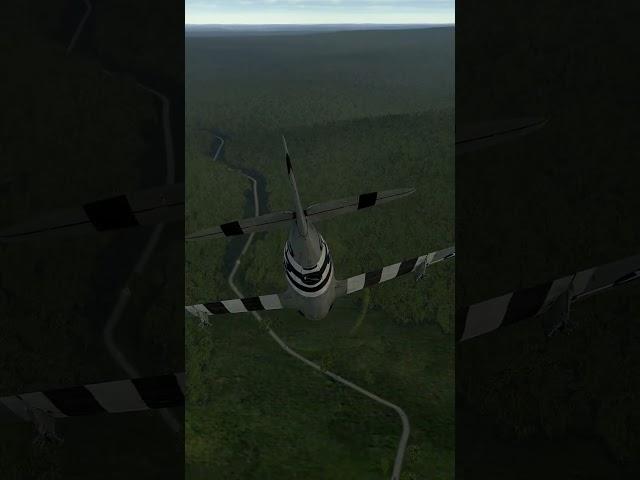 Strafing Trucks in the P-47D #1440p #60fps #il2greatbattles #p47 #wwii #flightsimulator