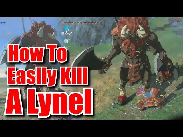 How to Quickly Kill a Lynel - Boss Fight - Zelda Breath of the Wild - Tips and Tricks