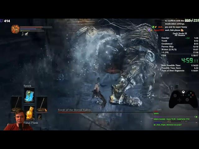 Разбор мирового рекорда в Dark Souls 3. All bosses спидран.