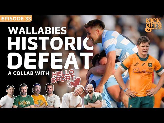 Wallabies HUMILIATED by Los Pumas, the Boks do it again and KOKO welcomes in the Hello Sport boys.