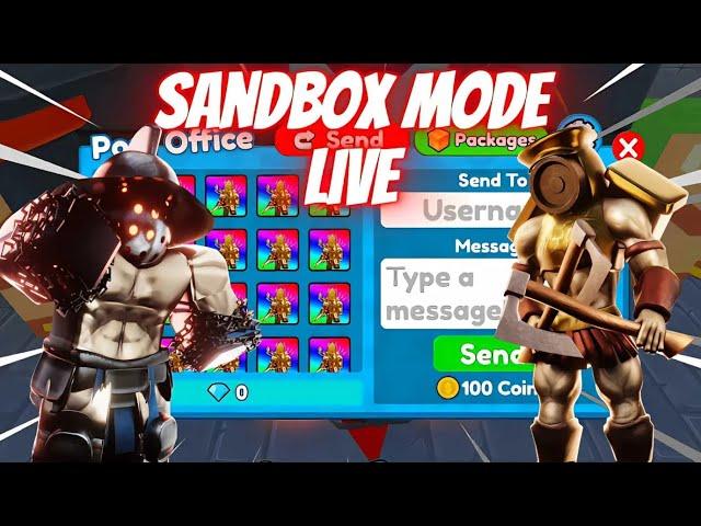LIVE SANDBOX MODE WITH VIEWERS & SIGNING UNITS - ROBLOX Toilet Tower Defense GIVEAWAY EP 78
