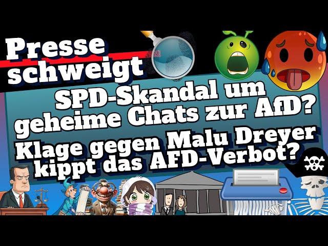 Presse schweigt - SPD-Skandal um geheime Chats zur AfD? - Klage gegen Malu Dreyer [ Meinungspirat ]