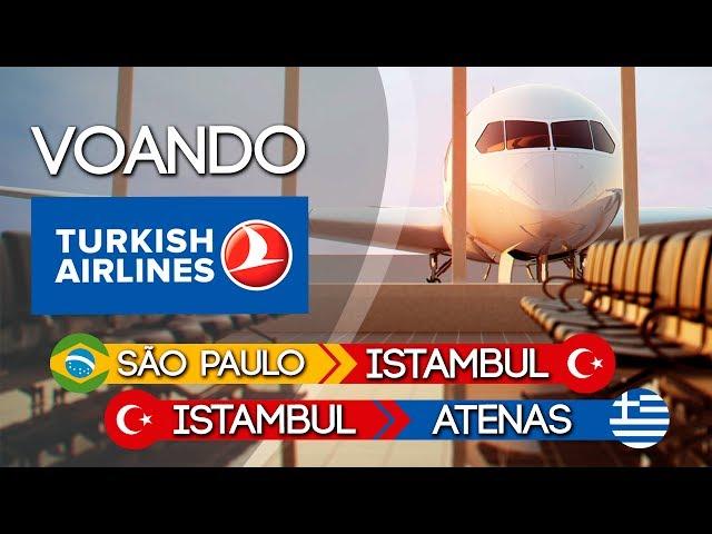  Grécia 1 - Voando TURKISH GRU-IST-ATH + ônibus aeroporto - Atenas @PatriciaViaja