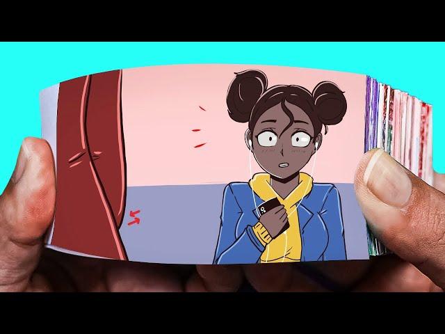 It Happens Inside The Train | FlipBook Animation