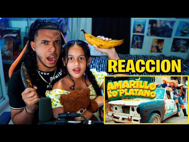 REACCION A AMARILLO LO PLATANO  Dejavu y Angi LA NUEVA MUSICA 