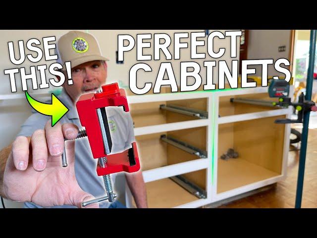 How To Install PERFECT KITCHEN CABINETS (DIY GUIDE)