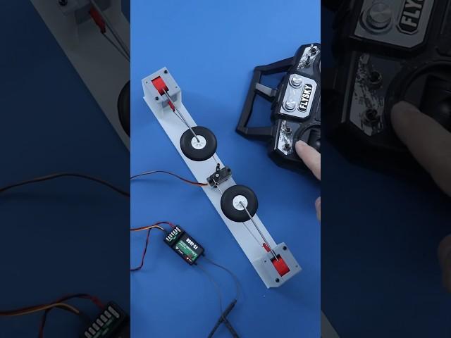 Retractable Landing Gear For RC Airplane  #diy #rcaircraft