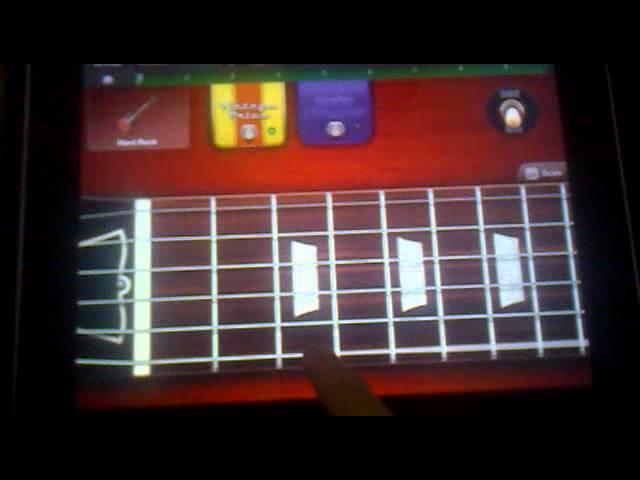 Black Sabbath Iron Man Guitar Tutorial iPad GarageBand