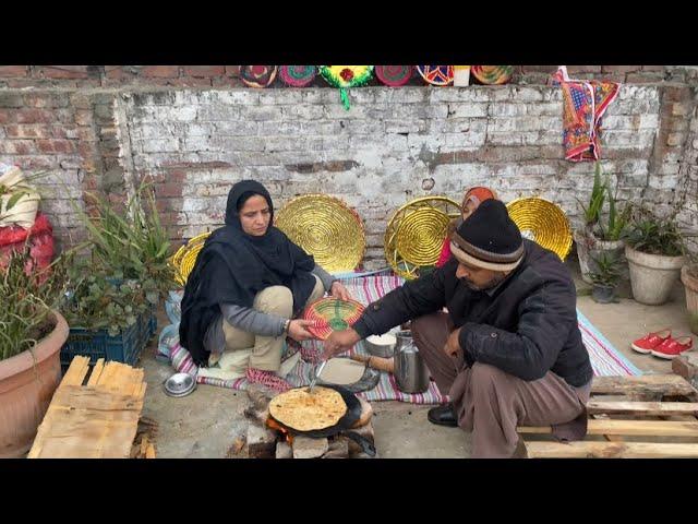 Traditional village Breakfast  || Darbari nashta || VillageLifeMorning