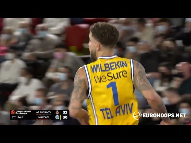 AS Monaco-Maccabi Playtika Tel Aviv 82-76: Scottie Wilbekin (31 points)