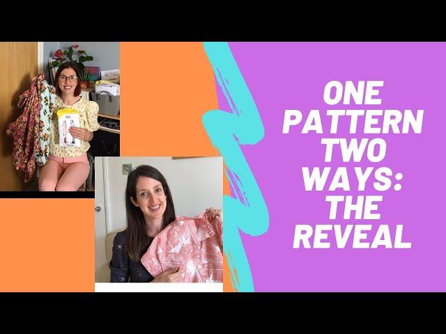 One pattern two ways: the reveal! A collaboration with MadebyCathCraft: Sharing my kalle shirt