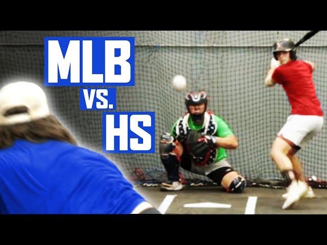 High School Batters Vs MLB Pitcher