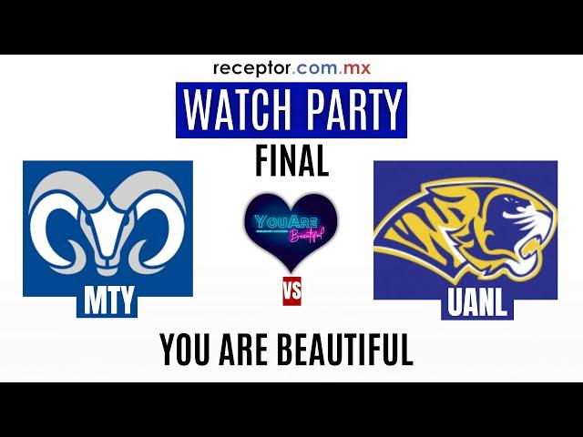 WATCH PARTY | Gran Final Borregos MTY vs Auténticos Tigres UANL | Liga Mayor ONEFA 2024