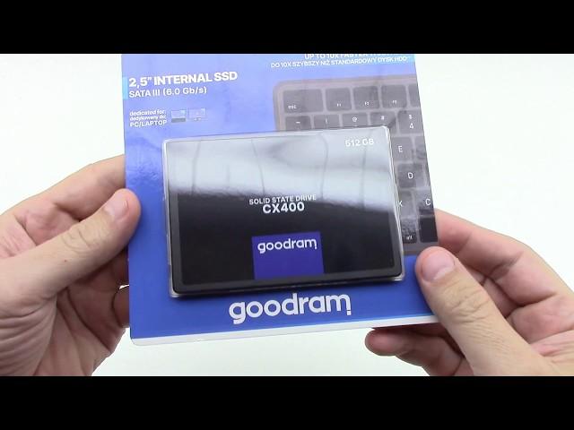 GOODRAM SSD CX400 512GB Unboxing HD