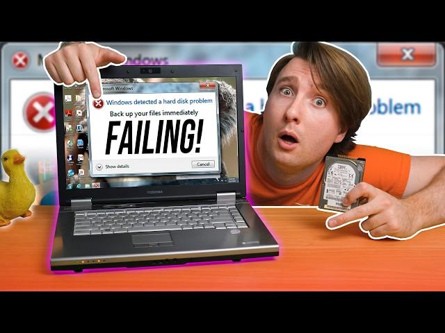 Using A Laptop With A FAILING Hard Drive!