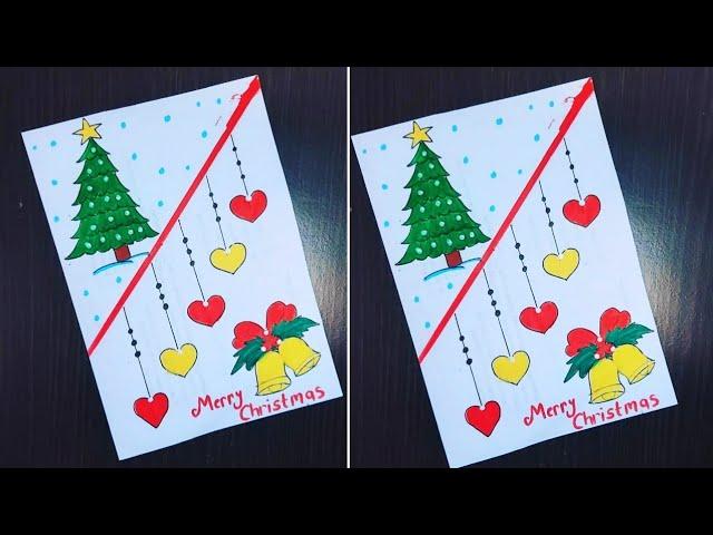 Christmas card making|Handmade Christmas Card|Christmas greeting card|Christmas greeting card ideas