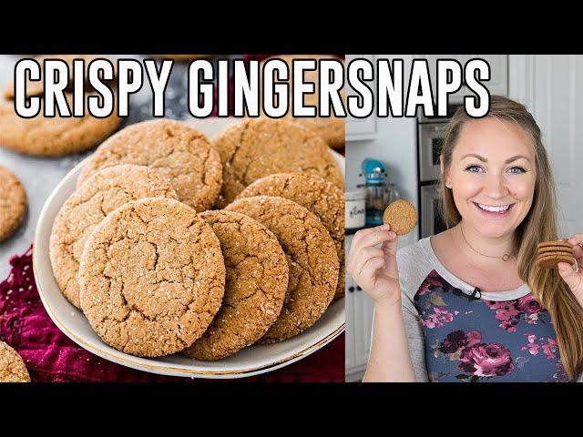Snappy, Crispy Gingersnap Cookies