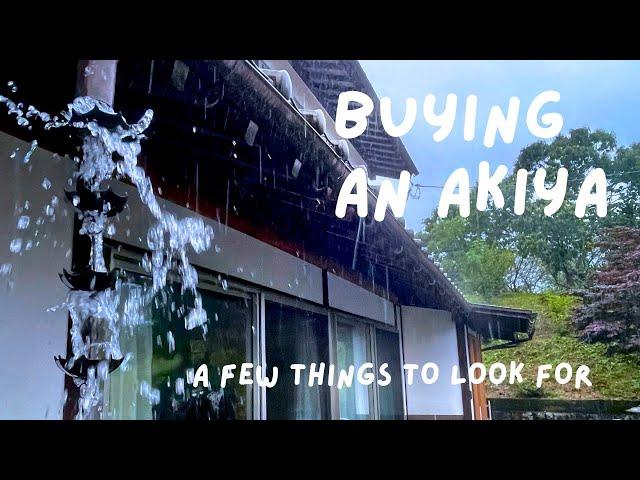 Buying an Akiya in Japan | Things to look for