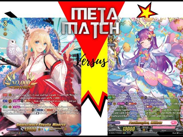 {Cardfight Vanguard Standard} Meta Match: Minerva Versus Wilista (FEAT @PWERUP_Pyro)