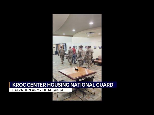 National Guard members housing at Kroc Center while in our area