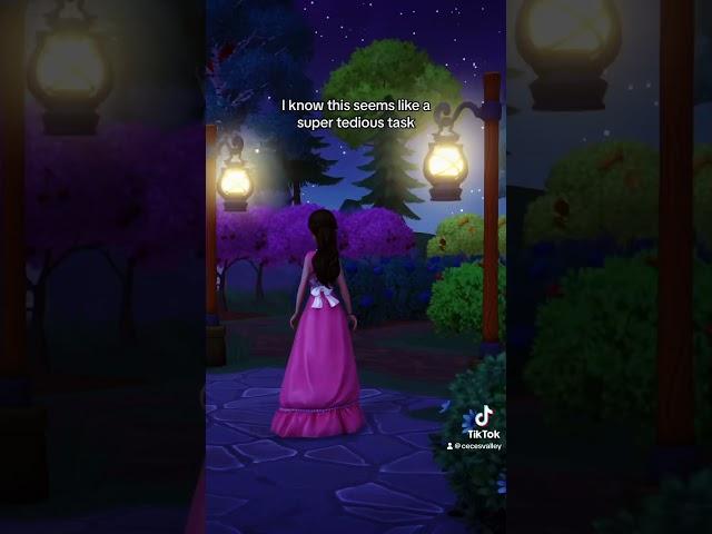 Orchard inspo in Disney Dreamlight Valley’s Forest of Valor #disneydreamlightvalley #cozy #gaming