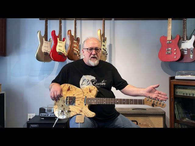 Dan covering specs on EB Rooster #26 Pipestone Burl T Style