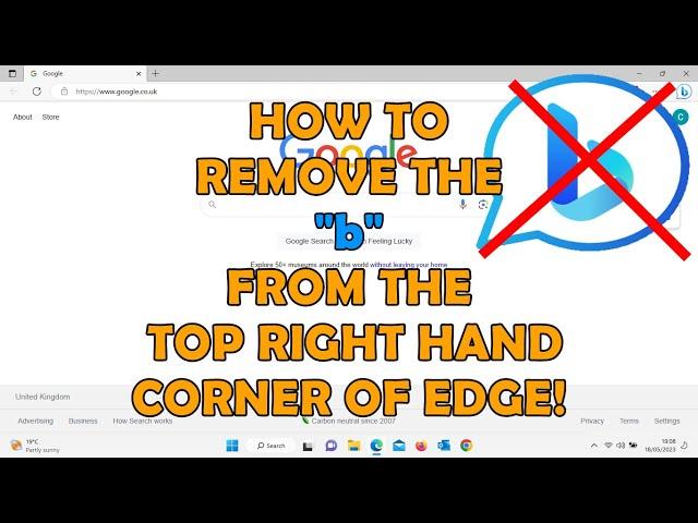 How to Remove the Bing Logo from Microsoft Edge