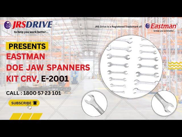 E - 2001, EASTMAN DOW JAW SPANNERS KIT CRV || Buy Eastman's qulity Tools