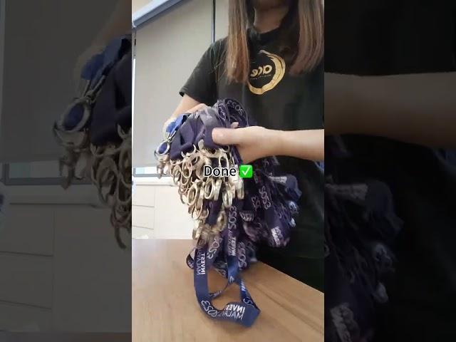a.c.e ESG Initiatives: Lanyard Recycling