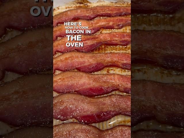 How to Cook Bacon in the Oven | How Do You Bake Bacon  #bacon #easy  #quick