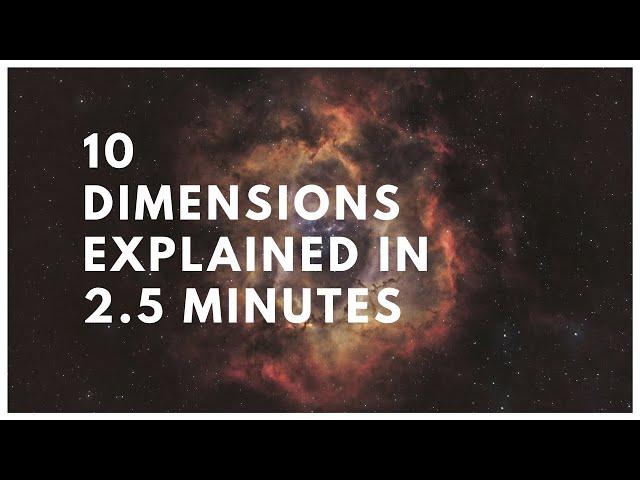 10 Dimension explained in 2.5 Minutes || Dimensions Explained!!