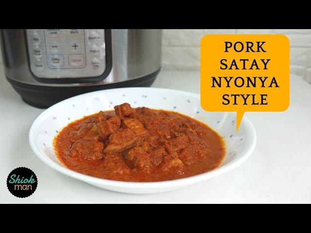 Cooking with Instant Pot - Nyonya Satay Babi Sum Chan