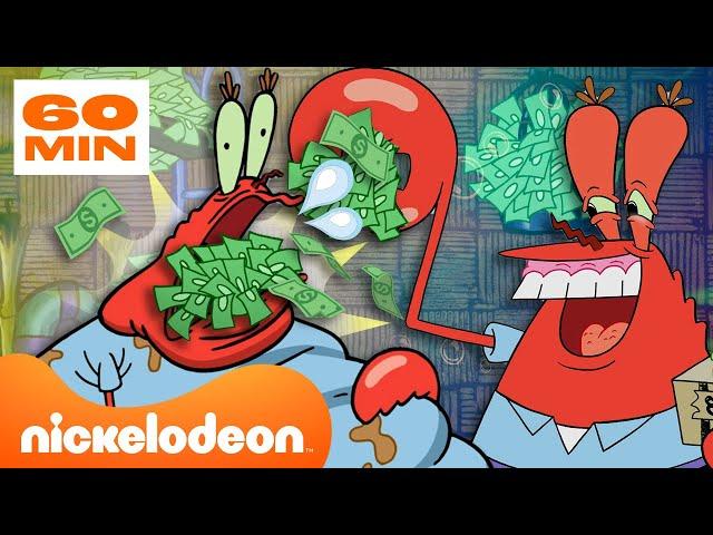 Губка Боб | Самые ЖАДНЫЕ денежные схемы Мистера Крабса  | Nickelodeon Cyrillic