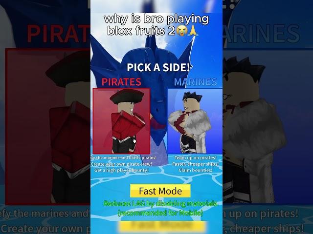 Why is bro playing blox fruits 2.. #bloxfruit #bloxfruits