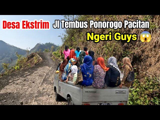 Viral Jalan Tembus Ekstrim di Desa Terpencil Ponorogo Barat