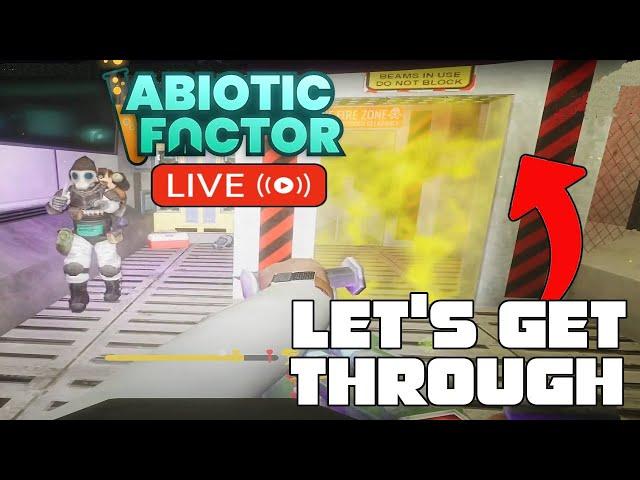 Let's Try to Get Through The Door! Playing Abiotic Factor Multiplayer! (18+ Live Stream)