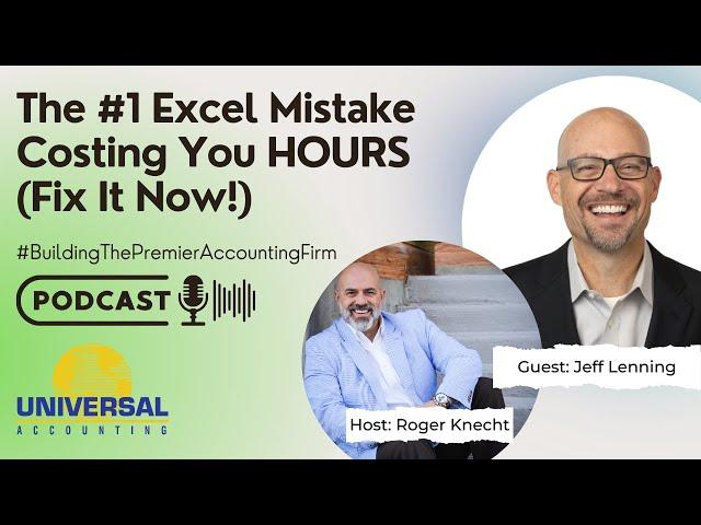 The #1 Excel Mistake Costing You HOURS  (Fix It Now!) - Jeff Lenning