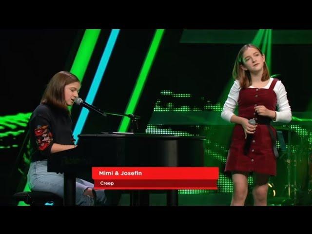 Radiohead   Creep Mimi & Josefin   Blind Auditions   The Voice Kids 2019   SAT 1