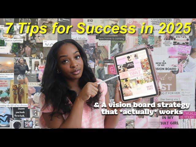 How to be SUCCESSFUL in 2025 and make a vision board that *actually* works