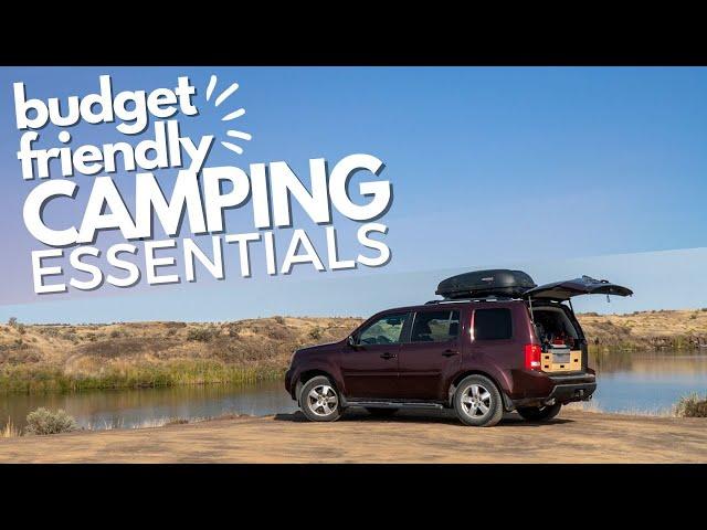 Affordable SUV CAMPING Essential Items We LOVE and bring on EVERY trip! (Honda Pilot Camper)