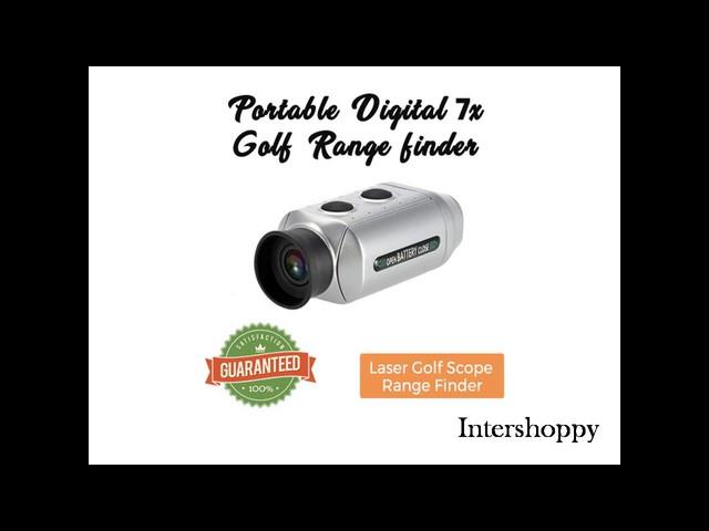 Portable Digital 7X Golf Scope Range Finder