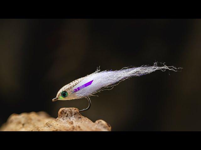 Fly Tying Artist shows how to make a semi REALISTIC Baitfish fly used for FISHING!