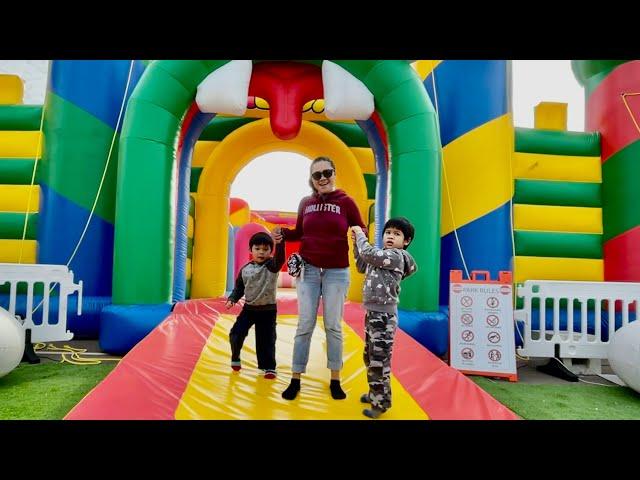 Christmas gift for Ceddie & Rafa: Funbox Bounce Park