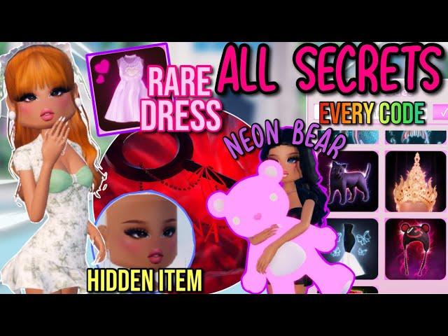 SECRETS IN THE NEW UPDATE! RARE DRESS, HIDDEN HOOP EARRINGS, AND MORE | Roblox Dress To Impress