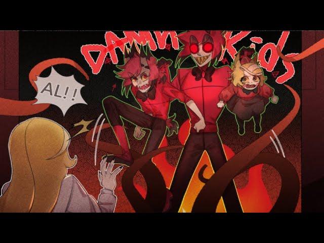 [Hazbin Hotel Comic Dub] Family Drawing (Charlastor Family)