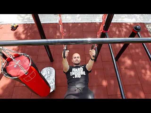 Workout training before hard enduro races & II Ninja Warrior Russia.